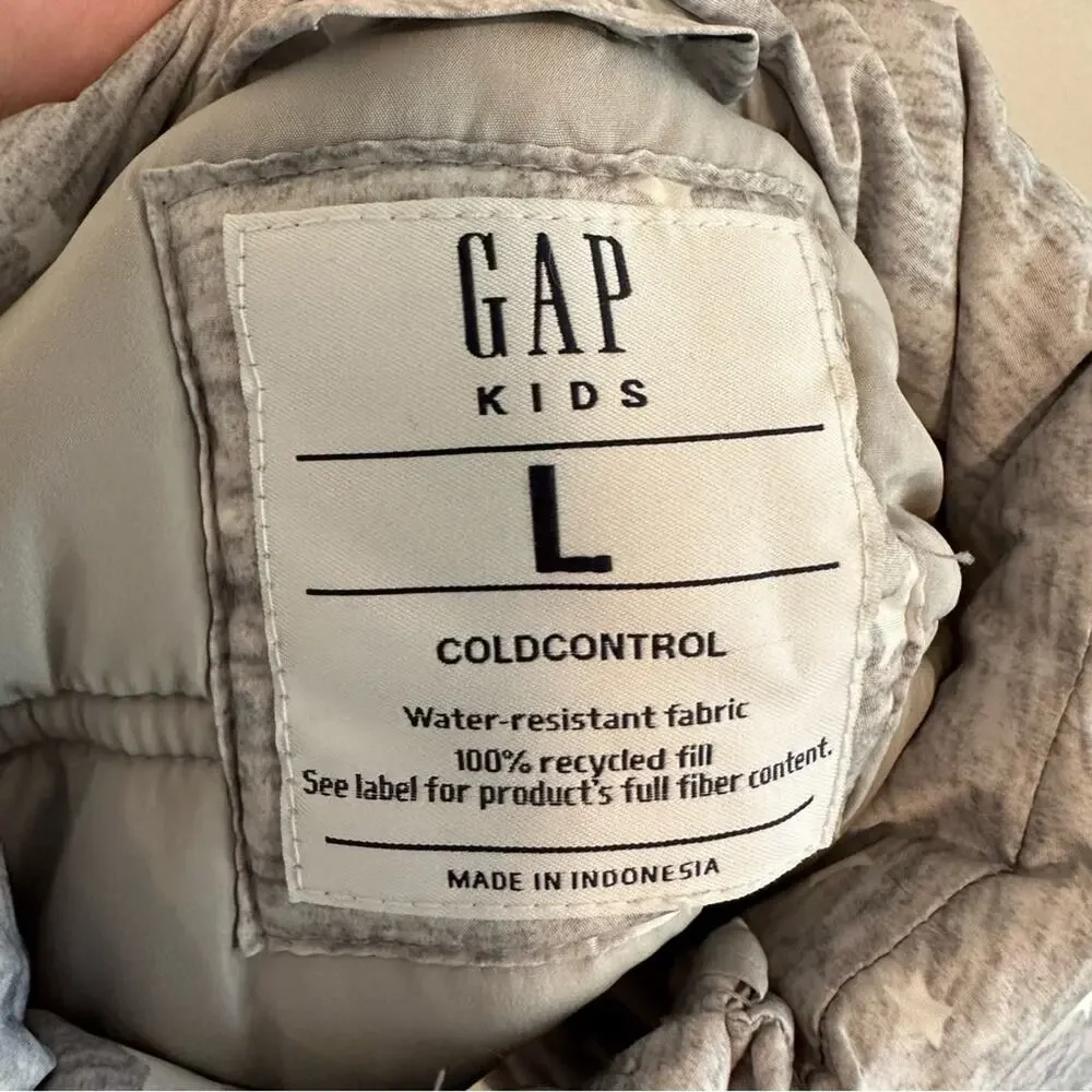 Gap Kids Cold Control Water Resistant Star Puffer Vest